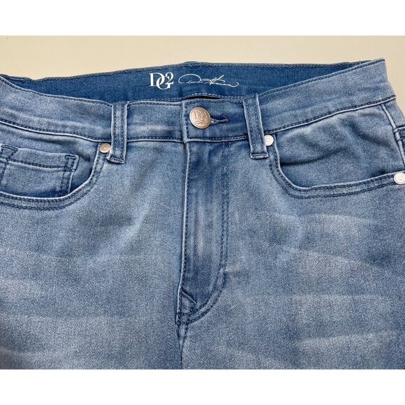 PG Embellished Fringe Hem Mid-Rise Skinny Jeans with Beaded Design Size 6 - Picture 8 of 12